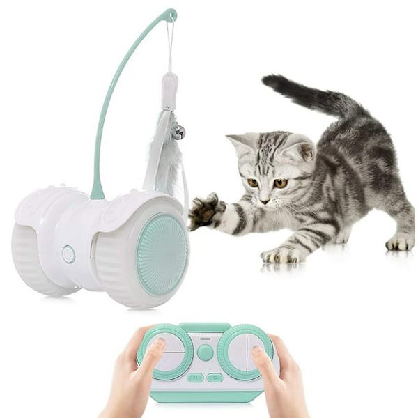 Rolig Elektrisk Katt Leksak - Grön 1st