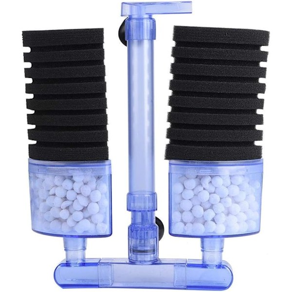 1 stk. Akvariefilter Luftpumpe Svamp Biokjemisk Oksygenpumpe