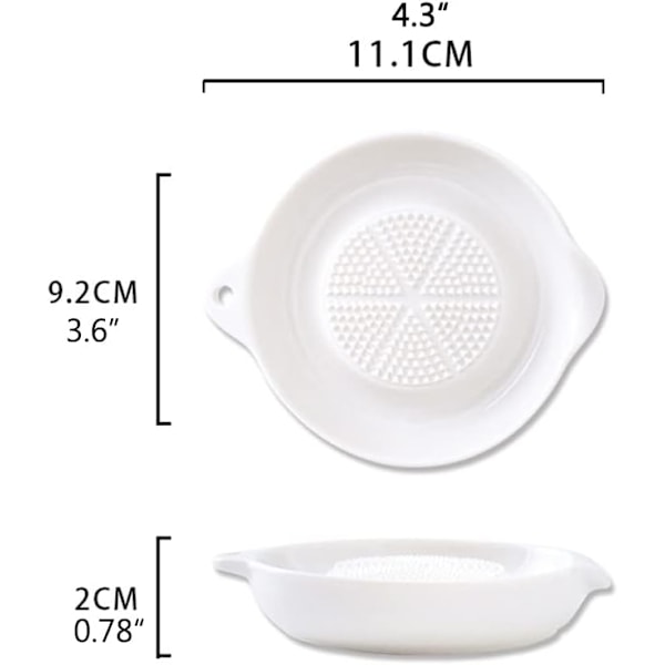 1 keramisk rivare, vitlök lök ost keramisk rivare