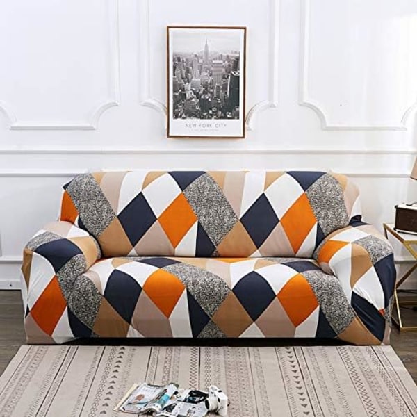 Stretch Sofa Cover 1 2 3 4 Seater med Armrests, Living Room Str