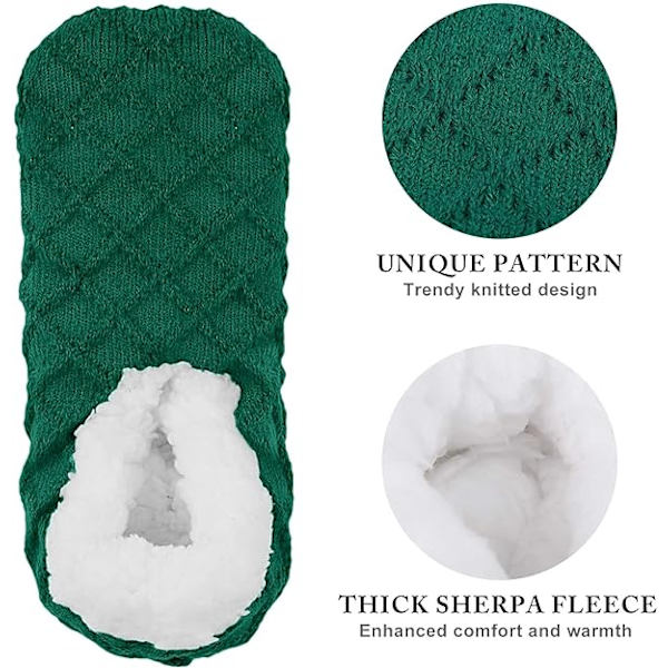Tofflor - Damtofflor, Fluffiga Sockar