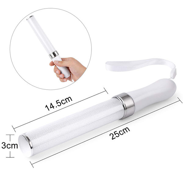 1 Kpl Konsertti Glow Stick Viisitoista Väriä Tukikeppi 25CM