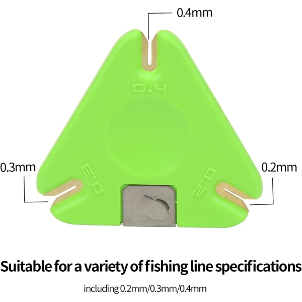 1 stycke grön fiskebeläggning vävd avdragare, fiskebeläggning