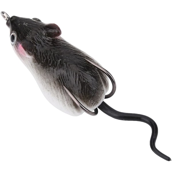 Egern fiske agn, 2 stykker ferskvands blødt gummi