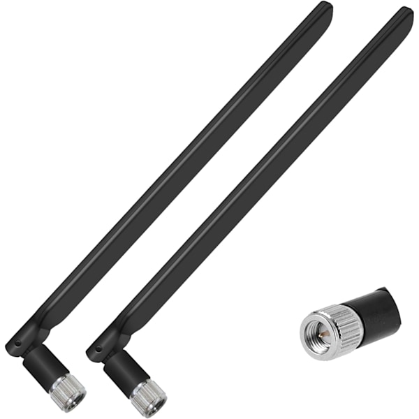 2 stk. SMA 4G LTE Antenne SMA Han Mobil WiFi Antenne 10dBi Høj Forstærkning Router Antenne Signalforstærker til Mobil Hua