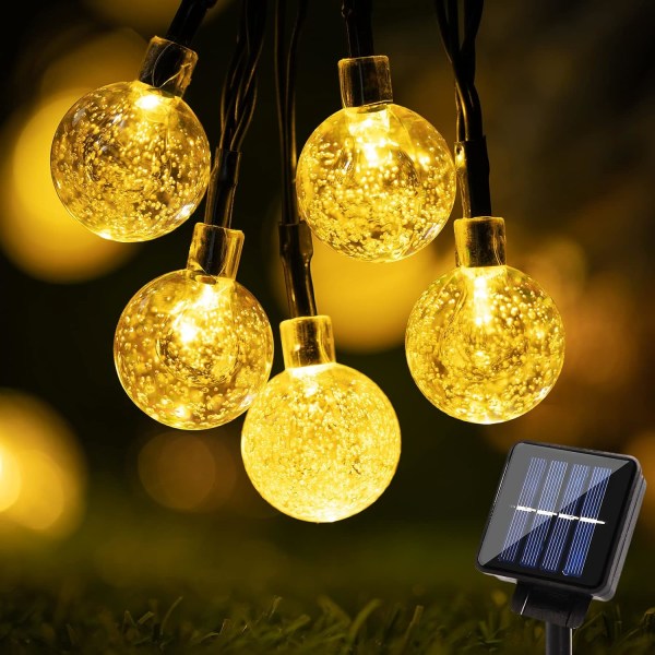 Outdoor Solar Light String Christmas Guinguette Varmvit 30LED
