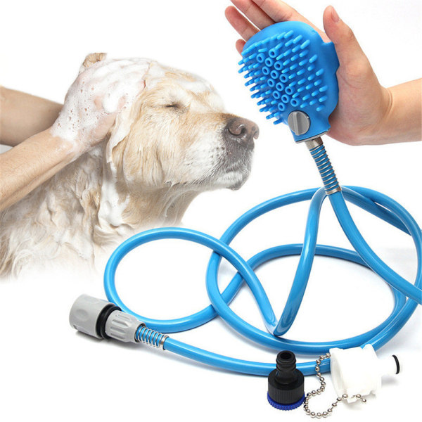 1 Piece Dog Bathing Magic Pet Bathing Nozzle Silicone Bathing