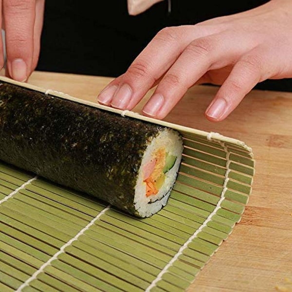 Sushi roller bambu sushi roll pad maskin