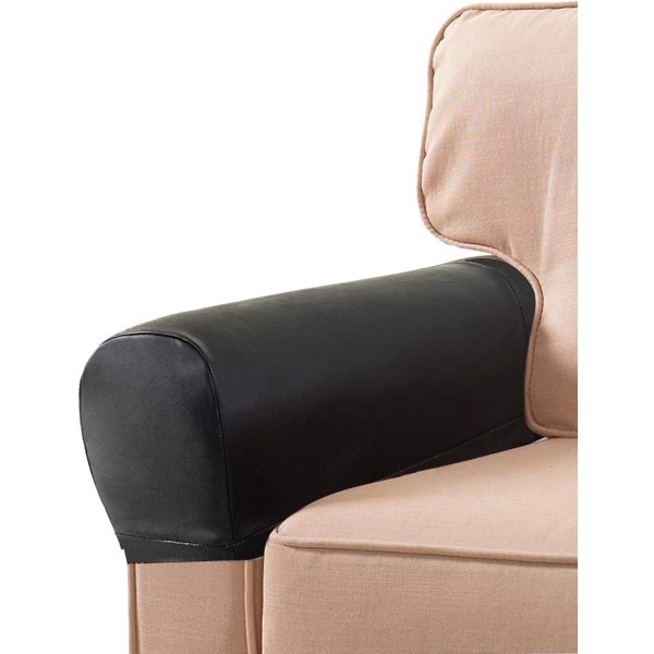 1 Par PU Læder Sofa Armdæksel Armstol Armdæksel Stræk