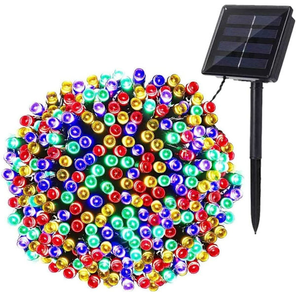 Solcellsjulbelysning, 22M 200 LED utomhus solcellsjulgran