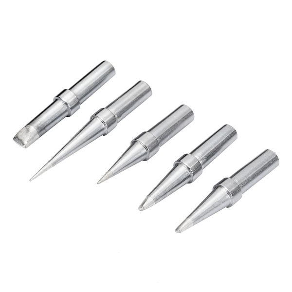 5-pack Praktiska Blyfria Ersättningslödkolvspetsar ETA ETB ETD ETS ETT för Weller WESD51 WESD50 WCC100
