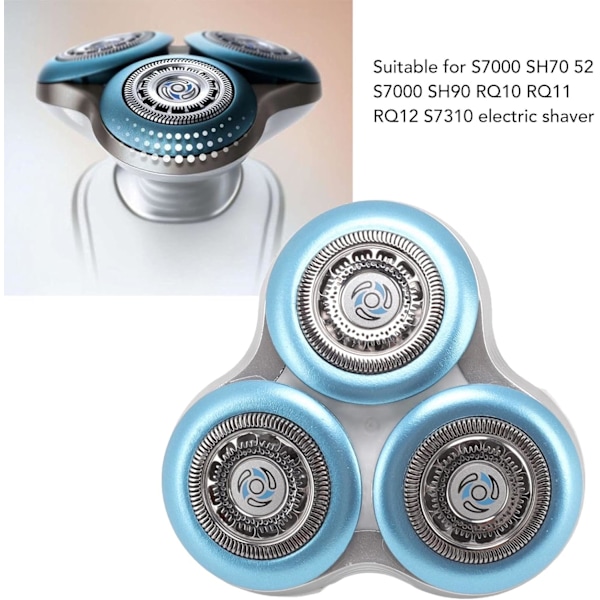 1 x Ersättningsrakhuvud för Philips 7000 8000 9000 RQ12