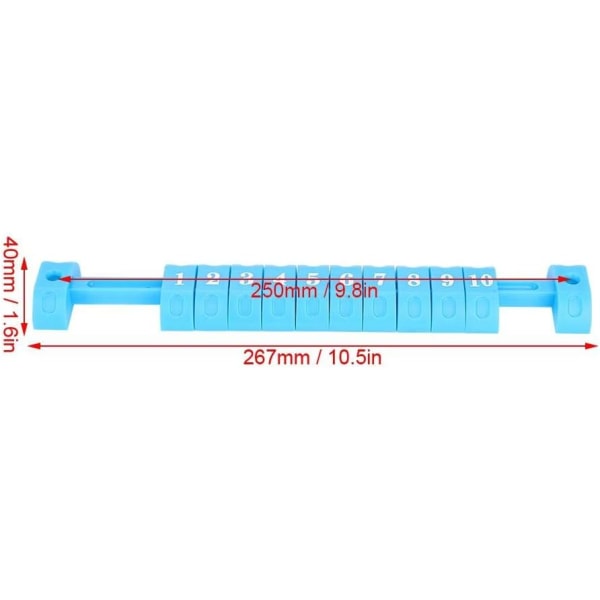 2 stk Fotball poengberegning 10 tall markerer poengsummen