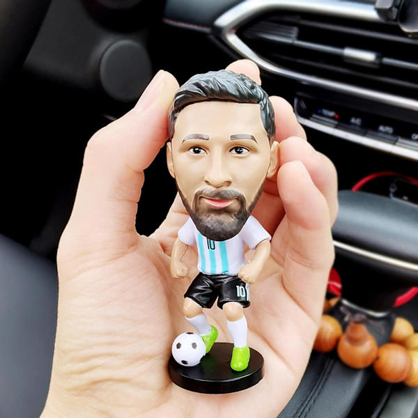 1 Q-version jousi-pää-jalkapalloilija Messi Neymar C
