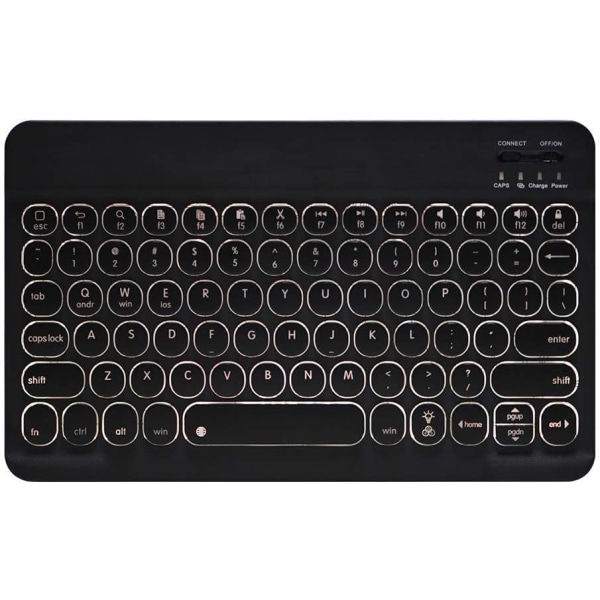 Bluetooth tangentbord med pekplatta Uppladdningsbar bärbar trådlös