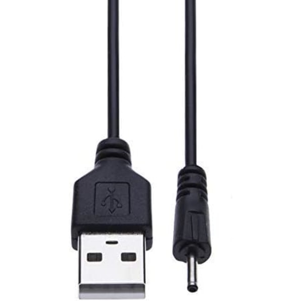 USB till DC 2,0 mm Kabel, Hörlurar USB DC Laddare Adapter, USB 2.0 Ty