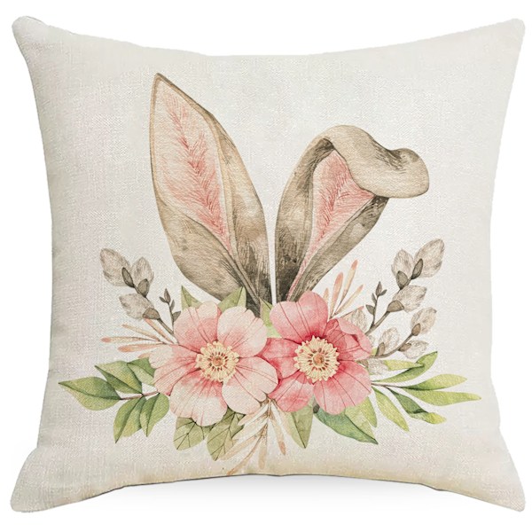 Set med 4 Kuddfodral, 45x45cm Kuddfodral Dekorativa Soffkuddar för Sovrum, Soffa, Stol, Säng, Trädgård (E