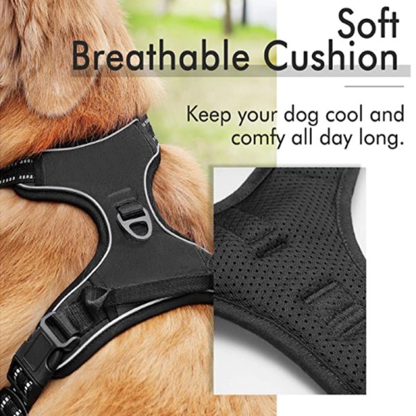 Dog Harness, No Pull Puppy Harness Pet Vest with Handle Front