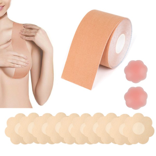 Breast Lift Patch Nostoteippirulla hengittävä elastinen kangas