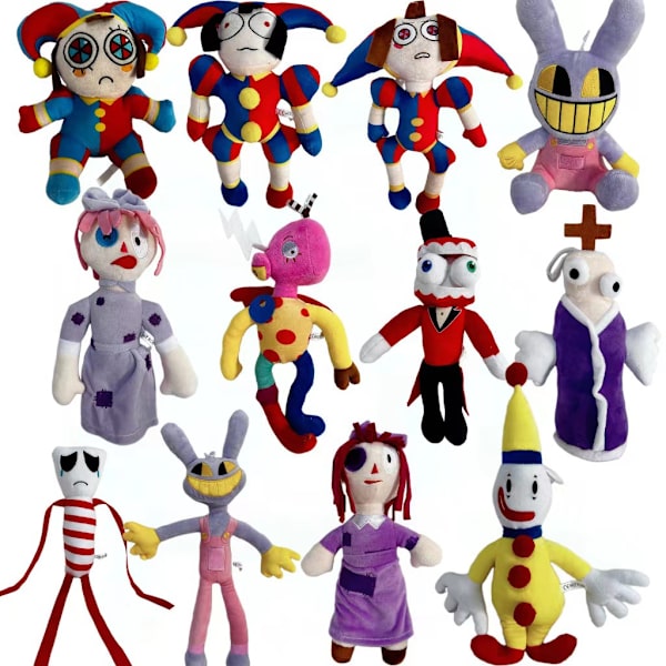 The Amazing Digital Circus Plush Zooble Plushies -lelu TV-faneille