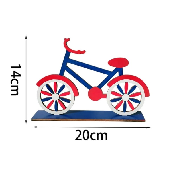 1 cykelhængende, tredimensionel baggrundsdekoration,