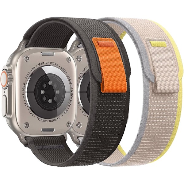 2 st Trail Loop-armband kompatibla med Apple Watch