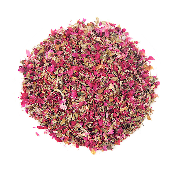 30 ark med kraftpapir + 50g blomsterfragmenter bryllup