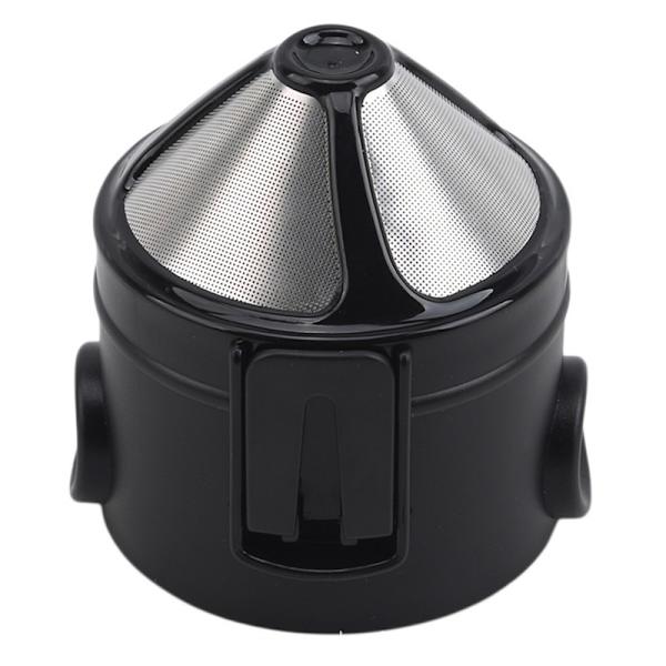 1 Styck Svart Liten Ängel Kaffe Filter Rostfritt Stål Filter