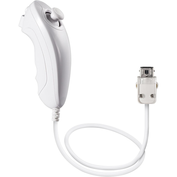 Wii Nunchuck Controller, 2 pakker erstatnings-Nunchuk-controller