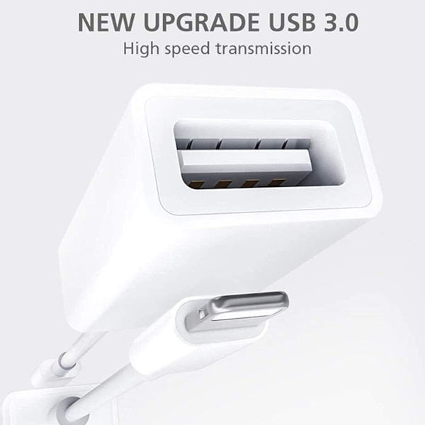 Apple Lightning til USB-kameraadapter USB 3.0 OTG-kabeladapter