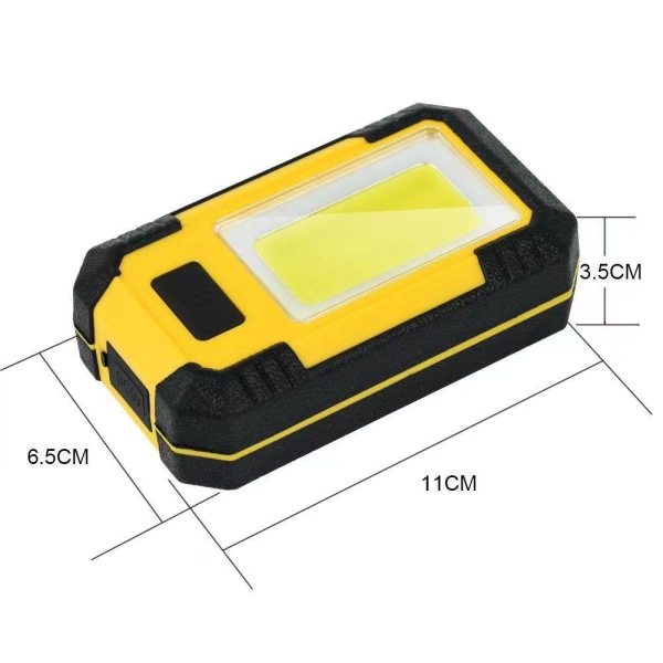 1 LED rechargeable work light with metal hook, portable work