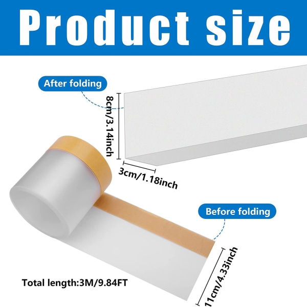 1 bit PVC-soffpropp Klippbar Återanvändbar leksaksblockering under sängen