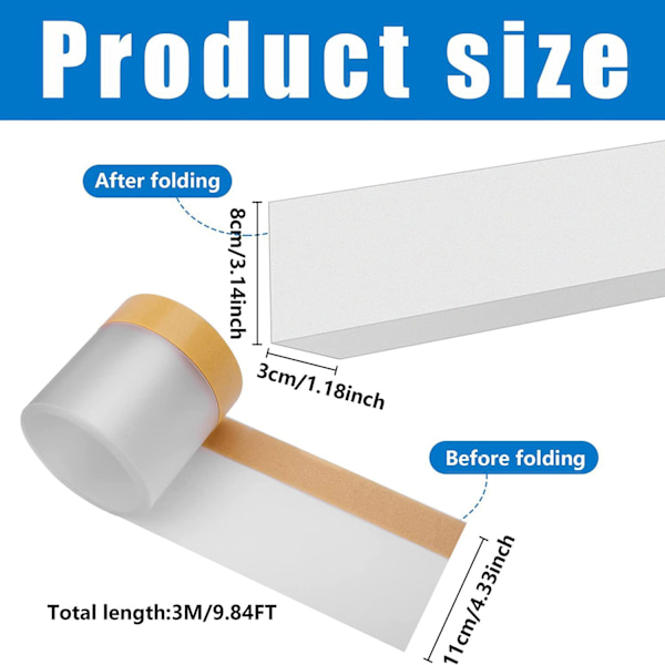 1 Stycke PVC Soffa Stopp, Klippbar, Återanvändbar, Under Säng, Leksaksblockering