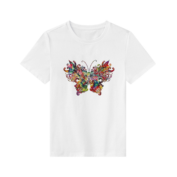 Butterfly Vaskbar Høj Elastisk Tøj Varmepresse - Butterfly