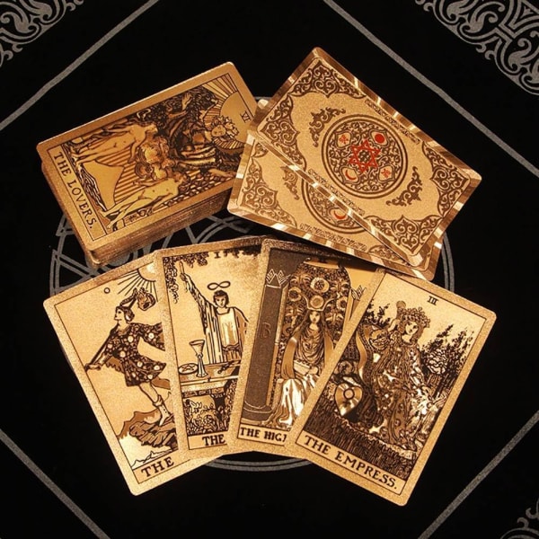 Guldfolie Tarot Denna version är lämplig för nybörjare och Tarot