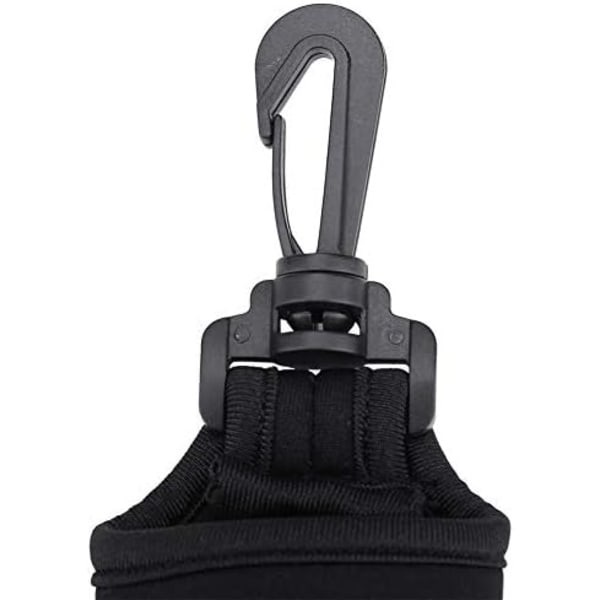 1 svart golfbagklips, golfbag holder, golfbag sports golf