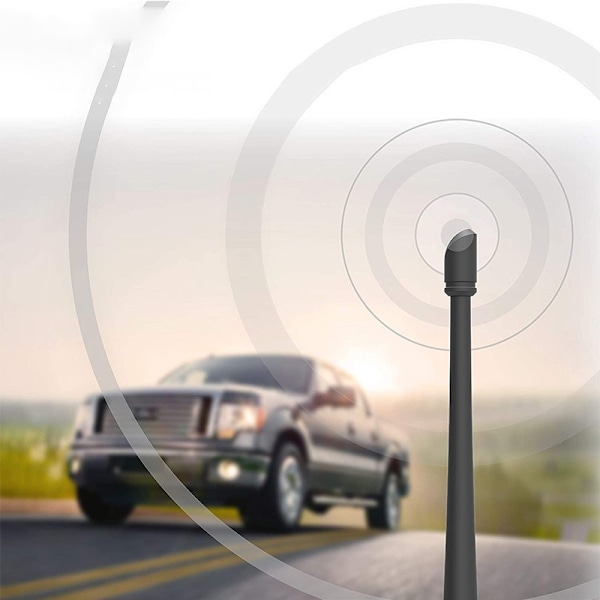 7\" Sort Off-Road FM Gummiantenne til Ford F150 Raptor 09-22