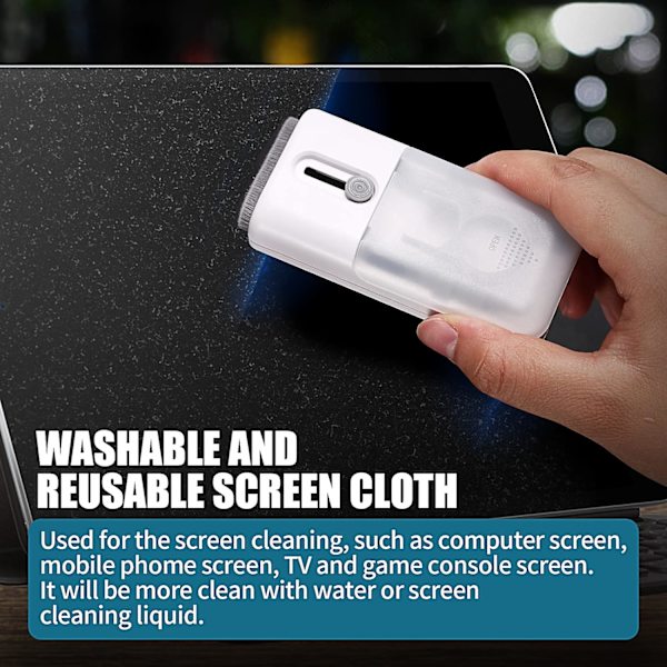 1 styck Tangentbordsrengöringsset, Laptop Cleaner 6-i-1 Elektronik