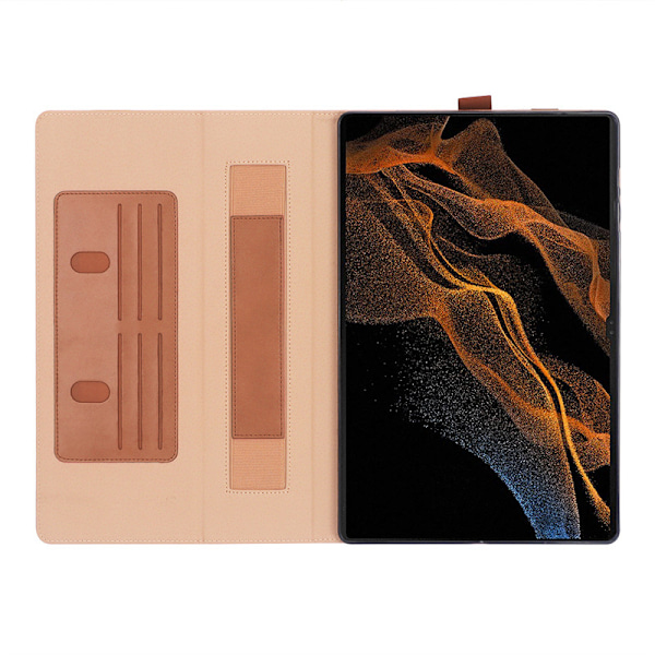 (Ruskea) Suojakotelo Samsung S8Ultralle, Ranneke