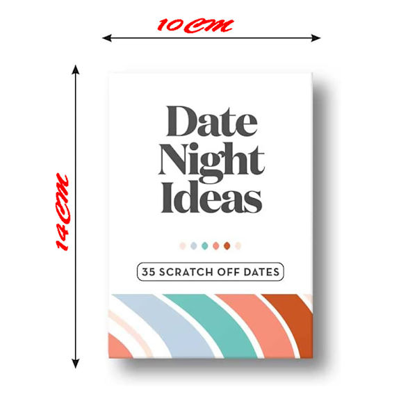 1 stk. Date Night idéer Engelsk version romantisk dating par