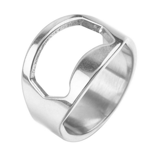 1 styck flasköppnare fingerring ring flasköppnare metall