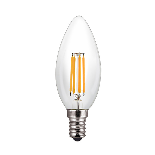 1 stk C35 E14 Sokkel 4W LED Energibesparende Dimbar Filament Lyspære