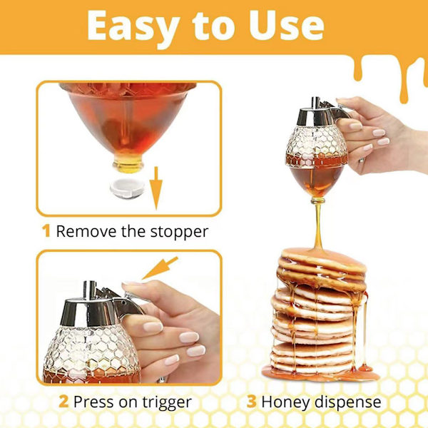 1 st honungsdispenser sirap saftdispenser honung sirapdispenser