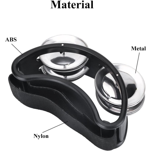 1 kpl käsikumrua, käsikumru rytmi-instrumentti metallilla