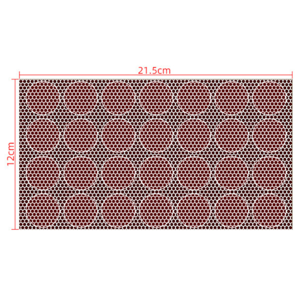 Runda tändstickor, fosforpapper, självhäftande, kan klistras