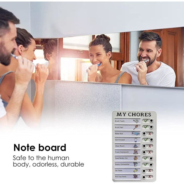 1 Stykke Memo Board, Min Husarbeid Gjenbrukbar Sjekkliste / Bobil