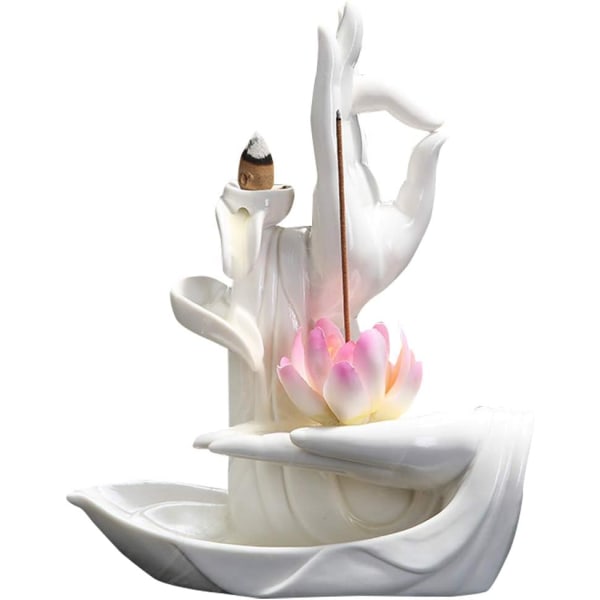 1 st Lotus Backflow rökelsebrännare, hemkeramik