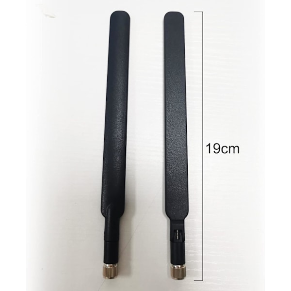 2 stk. SMA 4G LTE Antenne SMA Han Mobil WiFi Antenne 10dBi Høj Forstærkning Router Antenne Signalforstærker til Mobil Hua