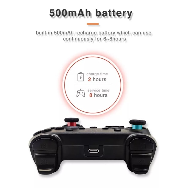 Trådløs controller joystick til Nintendo Switch Gamepad