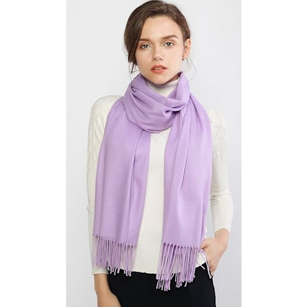 180cm*70cm Varm Vinterhalsduk Pashmina Sjal Stola Foulard Dam Lång Stor Mjuk